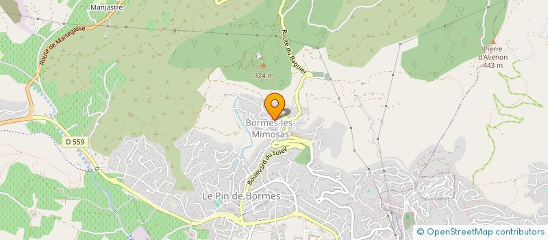 localisation de l'entreprise SCI CHARLIZEE à BORMES-LES-MIMOSAS