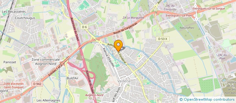 localisation de l'entreprise SCI CHARLODI  VEDENE