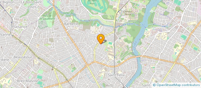 localisation de l'entreprise SCI CHARLONIE  NANTES