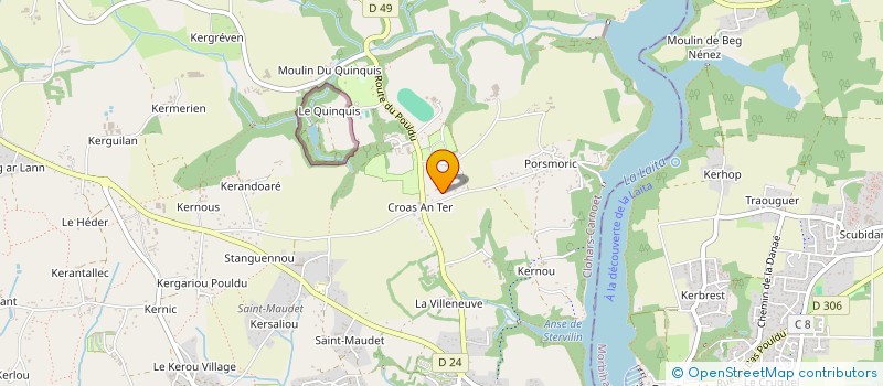 localisation de l'entreprise SCI CHARLOT KERROCH  CLOHARS-CARNOET