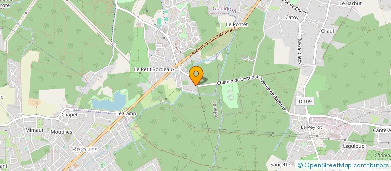 localisation de l'entreprise SCI CHARLOTTE 33  CANEJAN