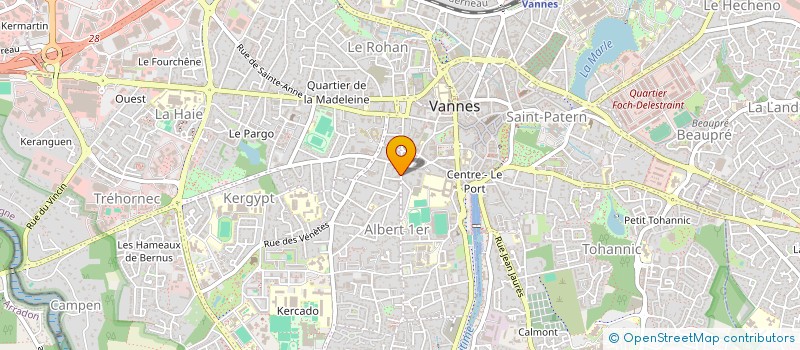 localisation de l'entreprise SCI CHARLOTTE  VANNES