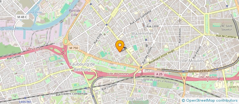 localisation de l'entreprise SCI CHARLOTTE à LILLE