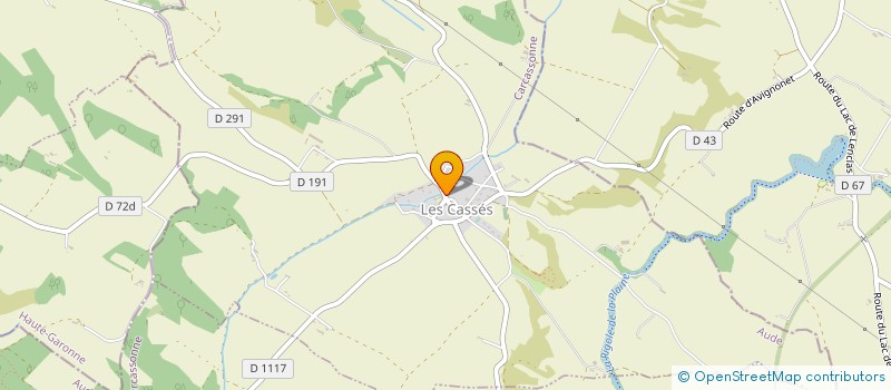 localisation de l'entreprise SCI CHARLOTTE  LES CASSES