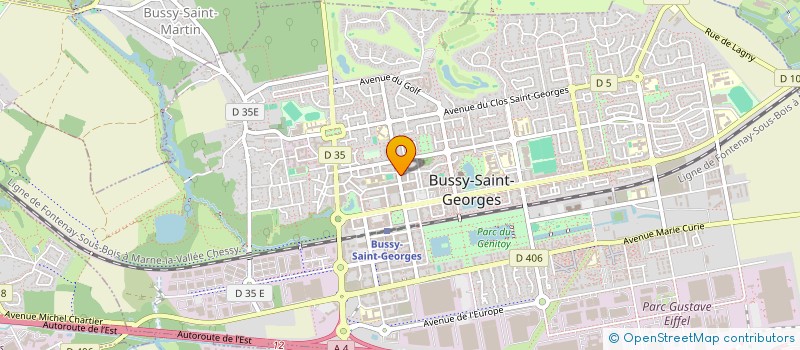 localisation de l'entreprise SCI CHARLOTTE  BUSSY-SAINT-GEORGES