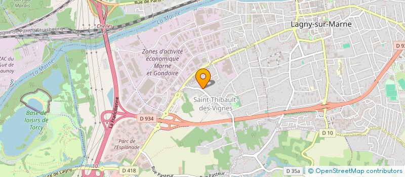 localisation de l'entreprise SCI CHARLOTTE à SAINT-THIBAULT-DES-VIGNES