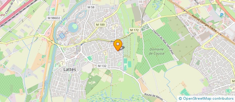 localisation de l'entreprise SCI CHARLOTTE à LATTES