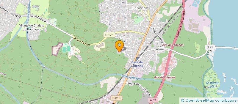 localisation de l'entreprise SCI CHARLOTTE  LABENNE