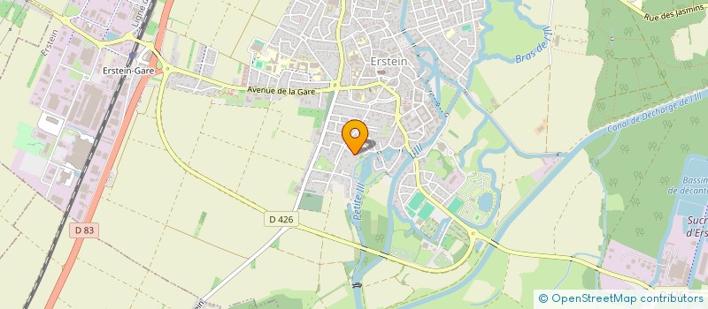 localisation de l'entreprise SCI CHARLOTTE  ERSTEIN