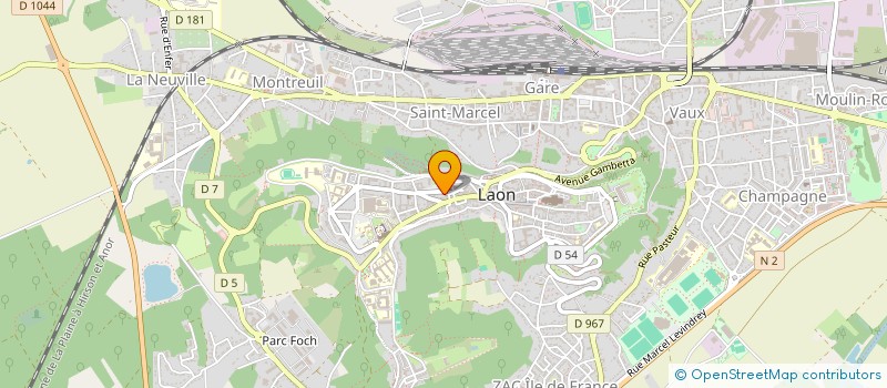 localisation de l'entreprise SCI CHARLOTTE à LAON