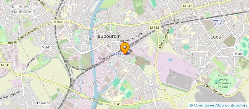 localisation de l'entreprise SCI CHARLOTTE  HAUBOURDIN