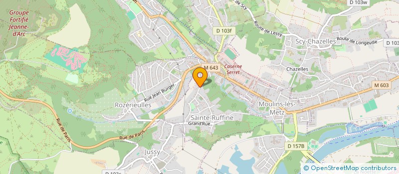 localisation de l'entreprise SCI CHARLOTTE  SAINTE-RUFFINE