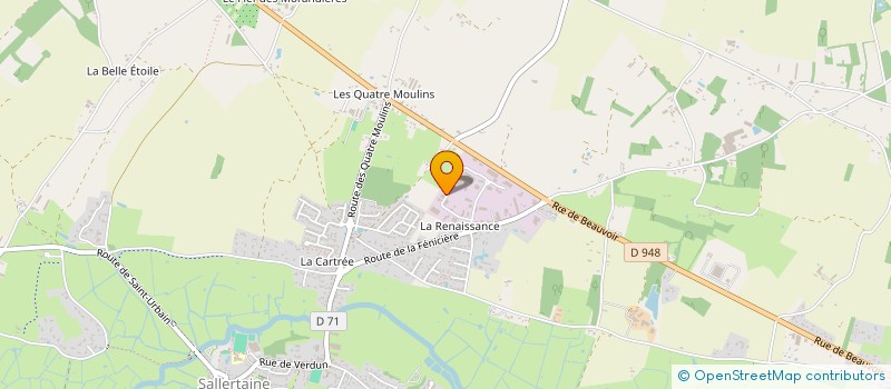 localisation de l'entreprise SCI CHARLOTTE 85 à SALLERTAINE