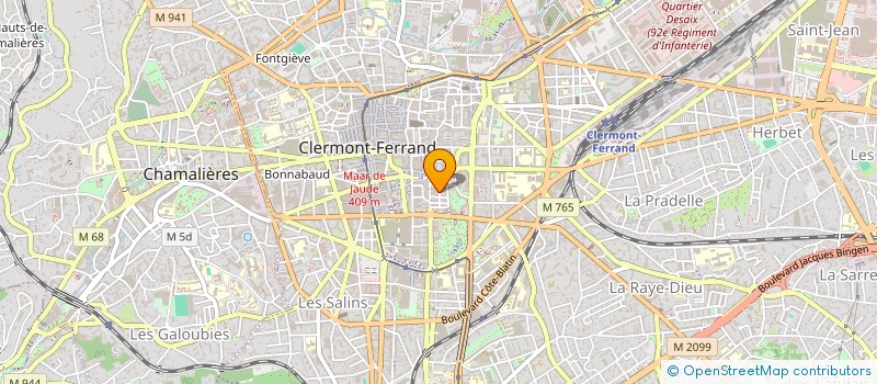 localisation de l'entreprise SCI CHARLOTTE B  CLERMONT-FERRAND