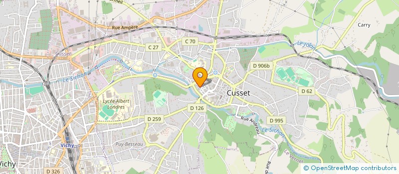 localisation de l'entreprise SCI CHARLOTTE.D. à CUSSET