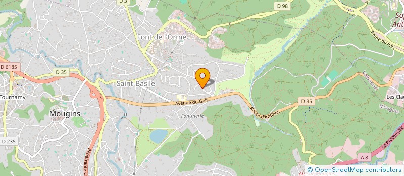 localisation de l'entreprise SCI CHARLOTTE IMMO à MOUGINS
