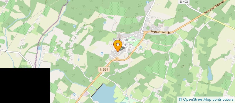 localisation de l'entreprise SCI CHARLOTTE SIMON  CAZAUBON