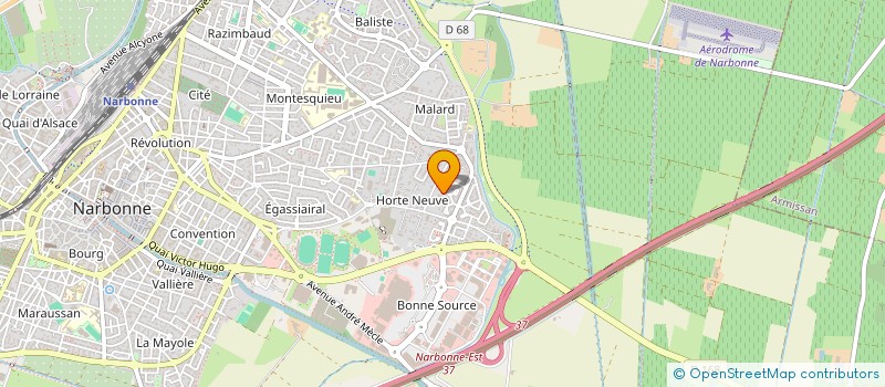 localisation de l'entreprise SCI CHARLOTTINE à NARBONNE