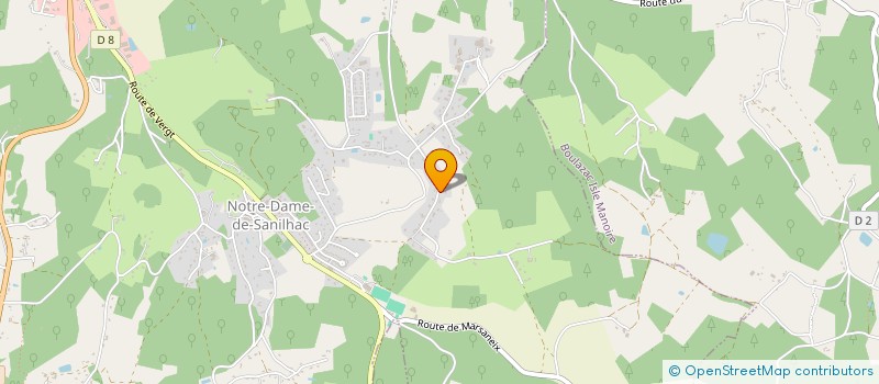 localisation de l'entreprise SCI CHARLWINE à SANILHAC