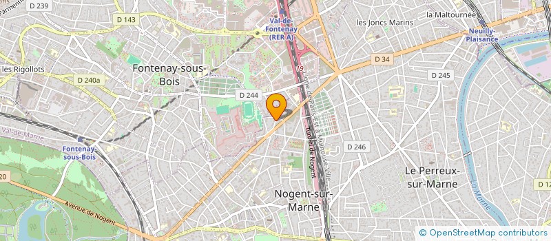 localisation de l'entreprise SCI CHARLY  NOGENT-SUR-MARNE