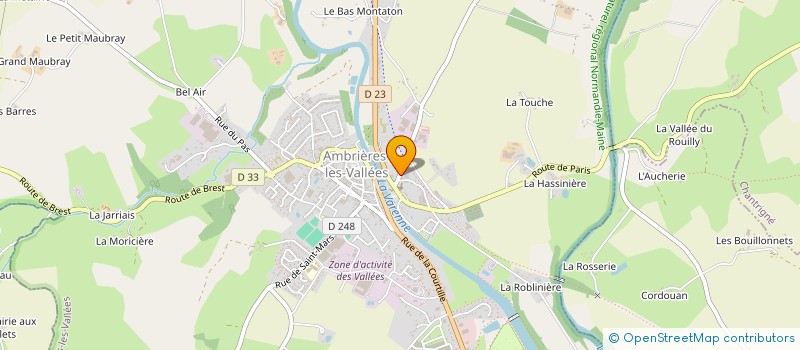 localisation de l'entreprise SCI CHARLY à AMBRIERES-LES-VALLEES