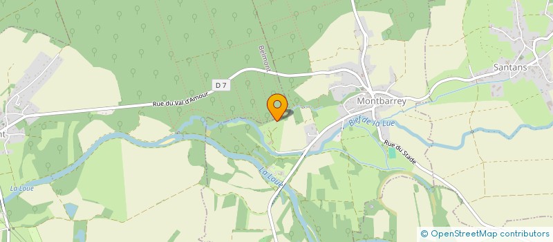 localisation de l'entreprise SCI CHARLY  MONTBARREY