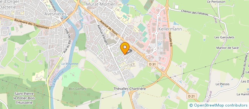 localisation de l'entreprise SCI CHARLY à LAVAL