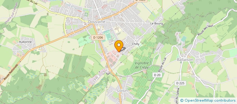 localisation de l'entreprise SCI CHARLY  DOUVAINE