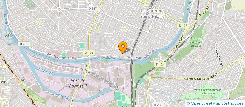 localisation de l'entreprise SCI CHARLY à SAINT-MAUR-DES-FOSSES