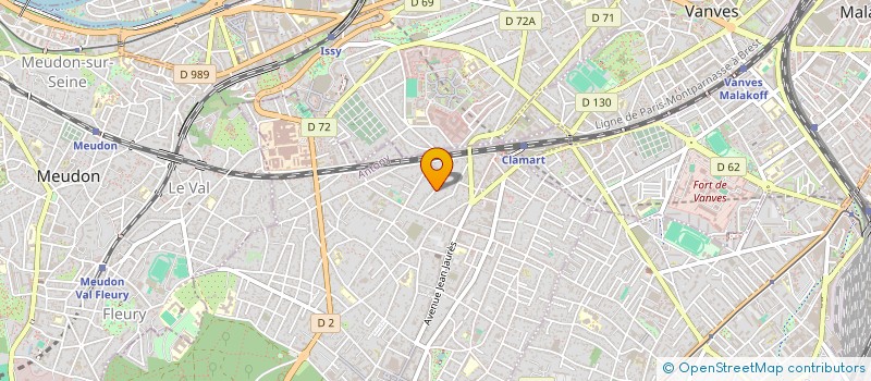 localisation de l'entreprise SCI CHARLY  CLAMART