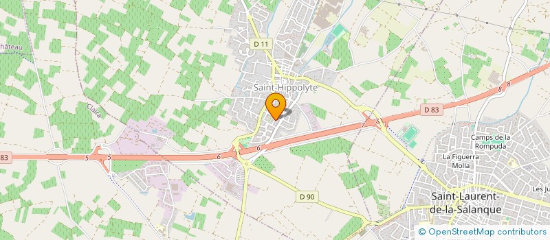 localisation de l'entreprise SCI CHARLY  SAINT-HIPPOLYTE