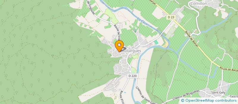 localisation de l'entreprise SCI CHARMA  GOUDARGUES