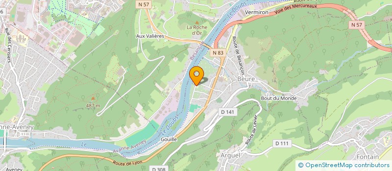 localisation de l'entreprise SCI CHARMANT  BEURE