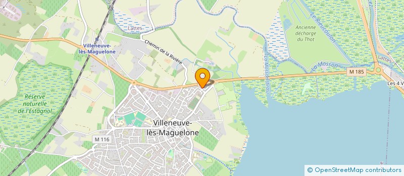 localisation de l'entreprise SCI CHARME  VILLENEUVE-LES-MAGUELONE