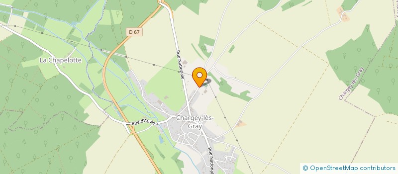 localisation de l'entreprise SCI CHARME D'AUMONIERE  CHARGEY-LES-GRAY