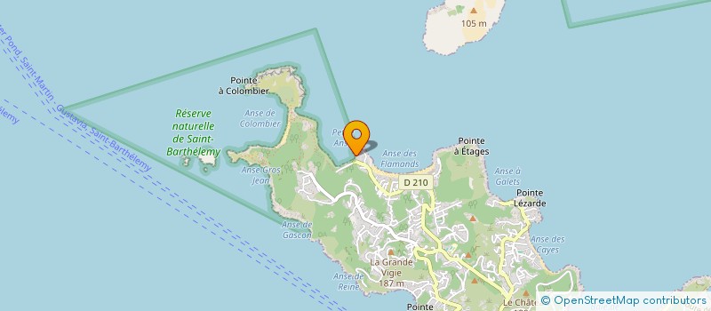 localisation de l'entreprise SCI CHARME DES TROPIQUES à SAINT BARTHELEMY