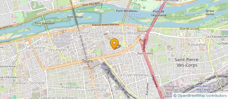 localisation de l'entreprise SCI CHARME-MIRANTIN  TOURS