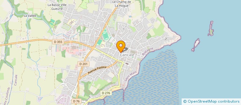 localisation de l'entreprise SCI CHARMED  CANCALE