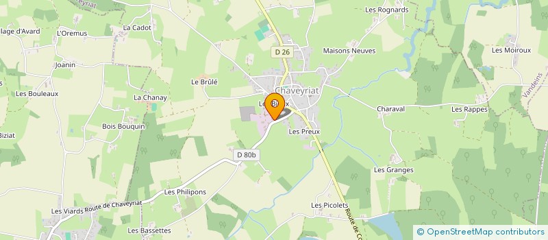 localisation de l'entreprise SCI CHARMEIL à CHAVEYRIAT