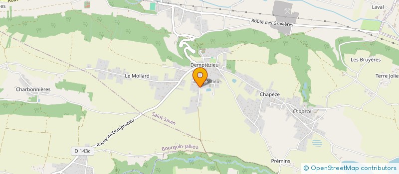 localisation de l'entreprise SCI CHARMEL à SAINT-SAVIN