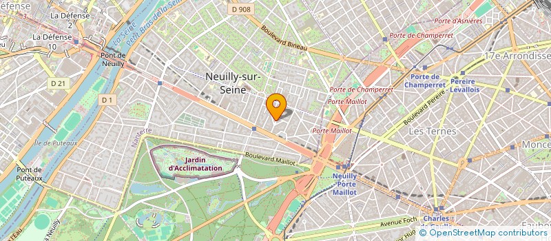 localisation de l'entreprise SCI CHARMENCE à NEUILLY-SUR-SEINE