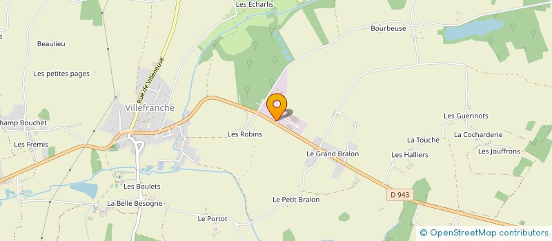 localisation de l'entreprise SCI CHARMENUITS à CHARNY OREE DE PUISAYE