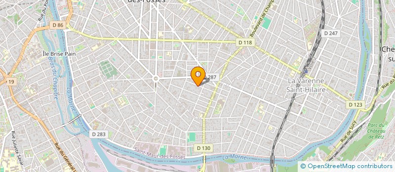 localisation de l'entreprise SCI CHARMES 22 à SAINT-MAUR-DES-FOSSES