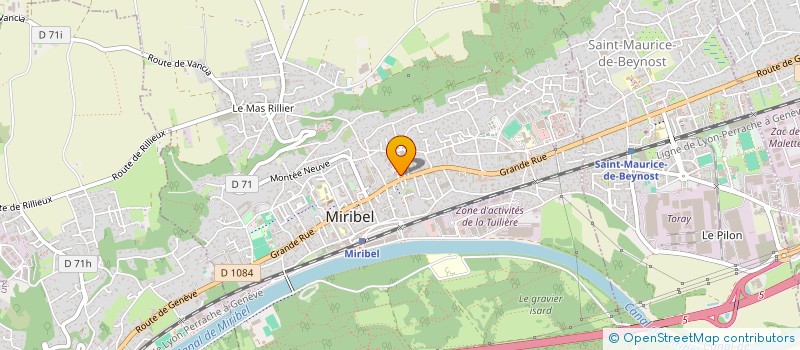 localisation de l'entreprise SCI CHARMETANT à MIRIBEL