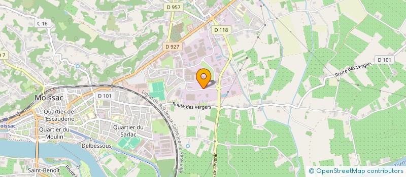 localisation de l'entreprise SCI CHARMEUX 82  MOISSAC