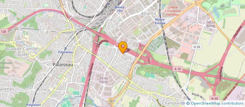 localisation de l'entreprise SCI CHARMEY à PALAISEAU