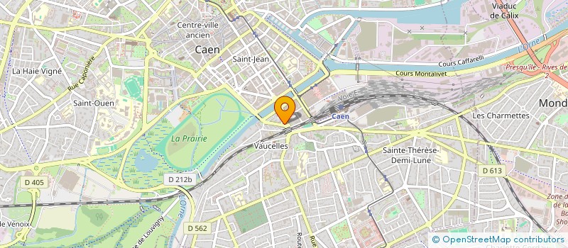 localisation de l'entreprise SCI CHARMIL à CAEN