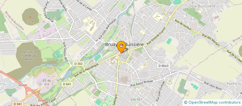 localisation de l'entreprise SCI CHARMILLE à BRUAY-LA-BUISSIERE