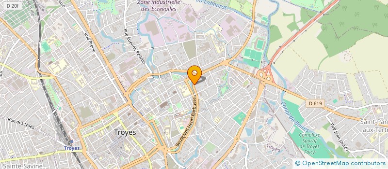 localisation de l'entreprise SCI CHARMILLES à TROYES