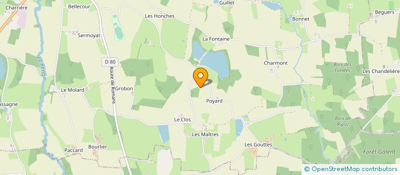 localisation de l'entreprise SCI CHARMONT  NEUVILLE-LES-DAMES